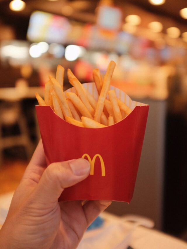 mcdonalds fries in red mcdonalds fries cup
